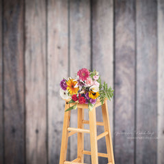 Lofaris Antique Gray Wood Wall Texture Photo Studio Backdrop