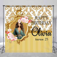 Lofaris Antique Victorian Custom Photo Birthday Backdrop