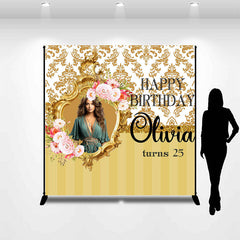 Lofaris Antique Victorian Custom Photo Birthday Backdrop