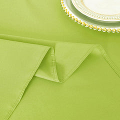 Lofaris Apple Green 150 GSM Polyester Rectangle Tablecloth