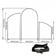 Black And White Stripes Theme Birthday Arch Backdrop Kit