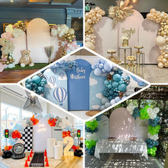 Glitter Princess Floral Arch Backdrop Kit for Baby Shower