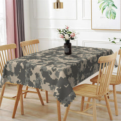 Lofaris Army Green Pixels Pattern Cool Rectangle Tablecloth