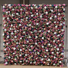 Lofaris Artificial Colorful Flower Wall Backdrop For Garden