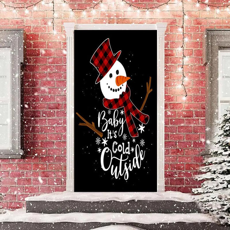 https://www.lofarisbackdrop.com/cdn/shop/files/baby-its-cold-outside-snowman-christmas-door-cover-custom-made-free-shipping-915.jpg?v=1699255820