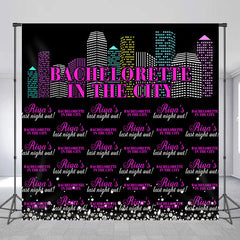 Lofaris Bachelorette City Custom Birthday Repeat Backdrop