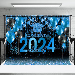 Lofaris Balloo Flag Sparks Congrats Class Of 2023 Backdrop