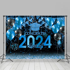 Lofaris Balloo Flag Sparks Congrats Class Of 2023 Backdrop