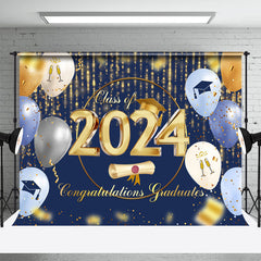 Lofaris Balloon Champagne Ribbon Class Of 2023 Backdrop