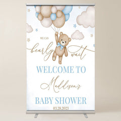 Lofaris Balloon Teddy Bear Welcome Sign For Baby Shower