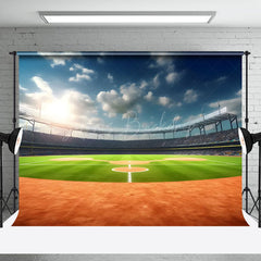 Lofaris Baseball Field Bleachers Game Backdrop For Party