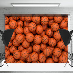 Lofaris Basket Balls Sports Backdrops For Cake Smash Photo