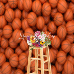 Lofaris Basket Balls Sports Backdrops For Cake Smash Photo