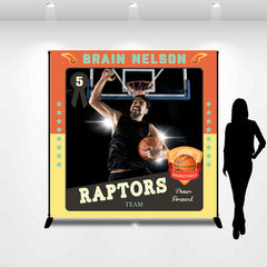 Lofaris Basketball Personalized Sport Birthday Backdrop