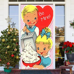 Lofaris Be Mine Popcorn Couple Kits Valentines Door Cover