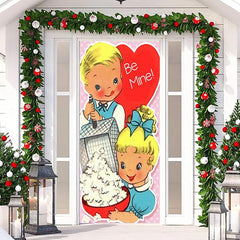 Lofaris Be Mine Popcorn Couple Kits Valentines Door Cover