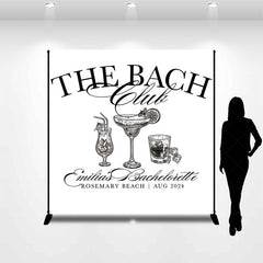 Lofaris Beach Club Cocktail Custom Bachelorette Backdrop