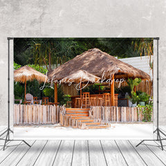 Lofaris Beach Tropical Bar Summer Seaside Holiday Backdrop