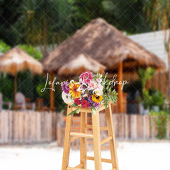 Lofaris Beach Tropical Bar Summer Seaside Holiday Backdrop