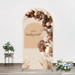 Lofaris Bearly Wait Boho Balloons Arch Baby Shower Backdrop