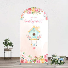 Lofaris Bearly Wait House Floral Arch Baby Shower Backdrop