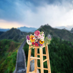 Lofaris Beautiful Great Wall of China Photography Backdrop