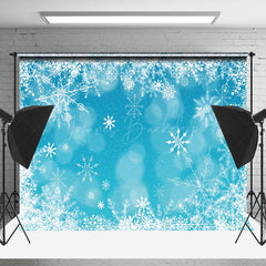 Lofaris Beautiful Snowflake Polka Dot Bokeh Photo Backdrop