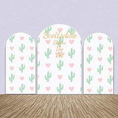 Lofaris Before The Veil Cacti Heart Repeat Arch Backdrop Kit