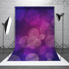 Lofaris Berry Blast Purple Light Bokeh Photo Booth Backdrop