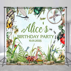 Lofaris Biologists Insect World Custom Birthday Backdrop