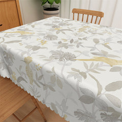 Lofaris Birds Leaves Country Dinning Room Square Tablecloth