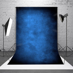 Lofaris Black Blue Abstract Texture Vintage Photo Backdrop