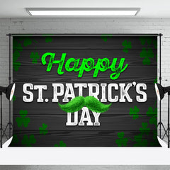 Lofaris Black Board Green Beard St Patricks Day Backdrop