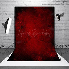 Lofaris Black Dark Red Abstract Old Master Photo Backdrop