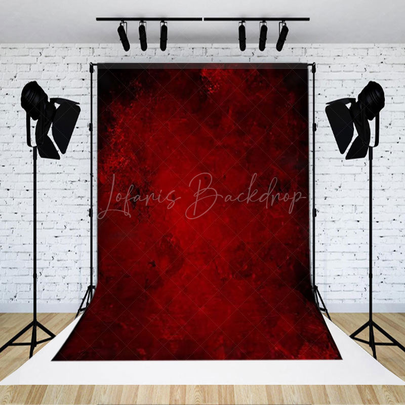 Lofaris Black Dark Red Abstract Old Master Photo Backdrop