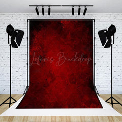 Lofaris Black Dark Red Abstract Old Master Photo Backdrop