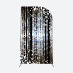 Lofaris Black Diamonds Party Single Fillet Arch Backdrop