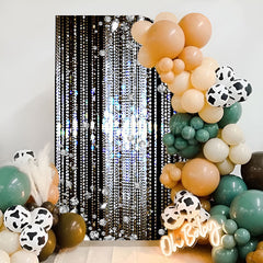 Lofaris Black Diamonds Party Single Fillet Arch Backdrop