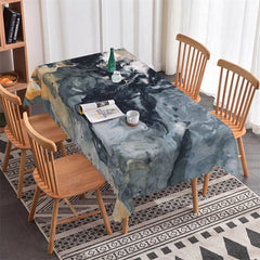 Lofaris Black Ink Wash Painting Party Square Tablecloth