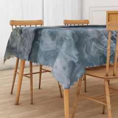 Lofaris Black Ink Wash Painting Party Square Tablecloth