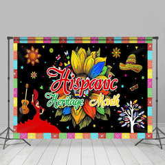 Lofaris Black Latin Culture Hispanic Heritage Month Backdrop