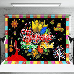 Lofaris Black Latin Culture Hispanic Heritage Month Backdrop