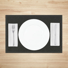 Lofaris Black Modern Dinner Set Of 4 Placemats For Kitchen