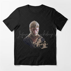 Lofaris Black Myth Wukong Cotton T-Shirt for Gift