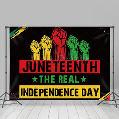 Lofaris Black The Real Independence Day Juneteenth Backdrop