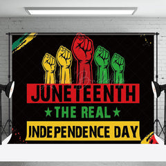 Lofaris Black The Real Independence Day Juneteenth Backdrop