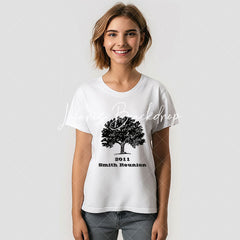 Lofaris Black Tree Family Reunion Shirt with Custom Logo