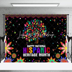 Lofaris Black Tree National Hispanic Heritage Month Backdrop