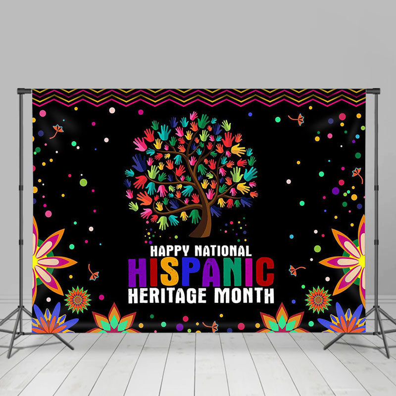 Lofaris Black Tree National Hispanic Heritage Month Backdrop