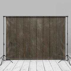 Lofaris Black Vintage Wood Texture Photography Backdrop